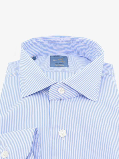Cotton shirt with striped motif thumbnail