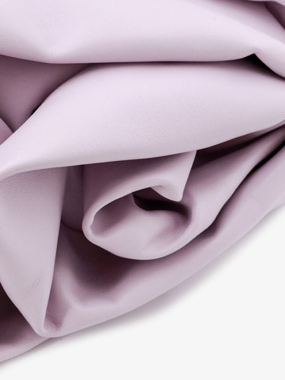 Leather clutch with frontal rose thumbnail