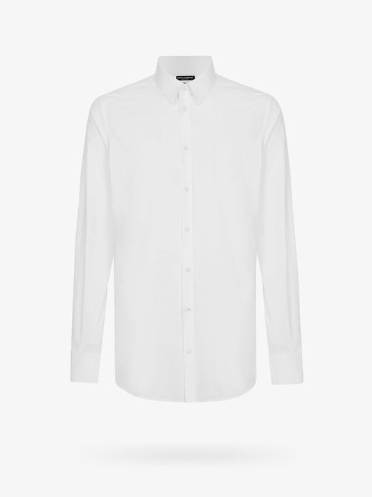 Cotton shirt with back pinces