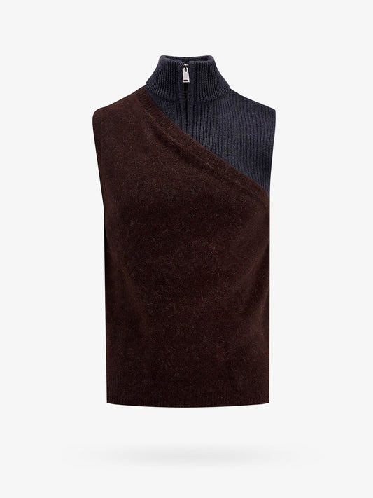 Alpaca and wool vest