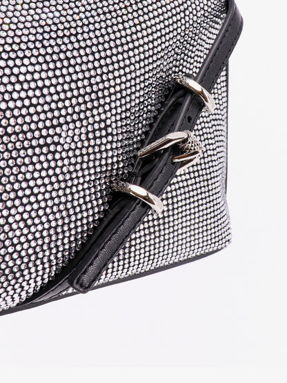 Shoulder bag with all-over rhinestones thumbnail