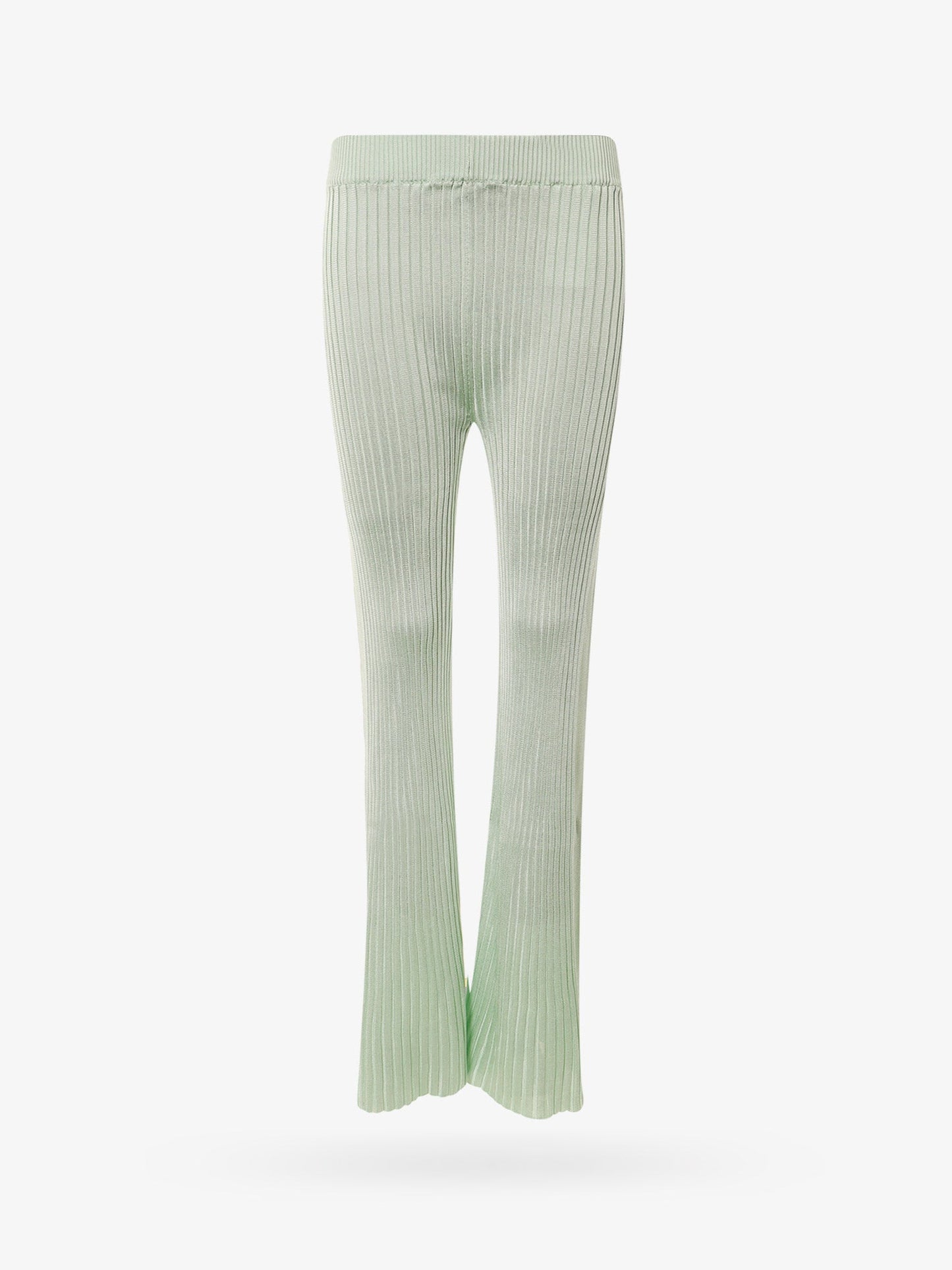Ribbed viscose trouser