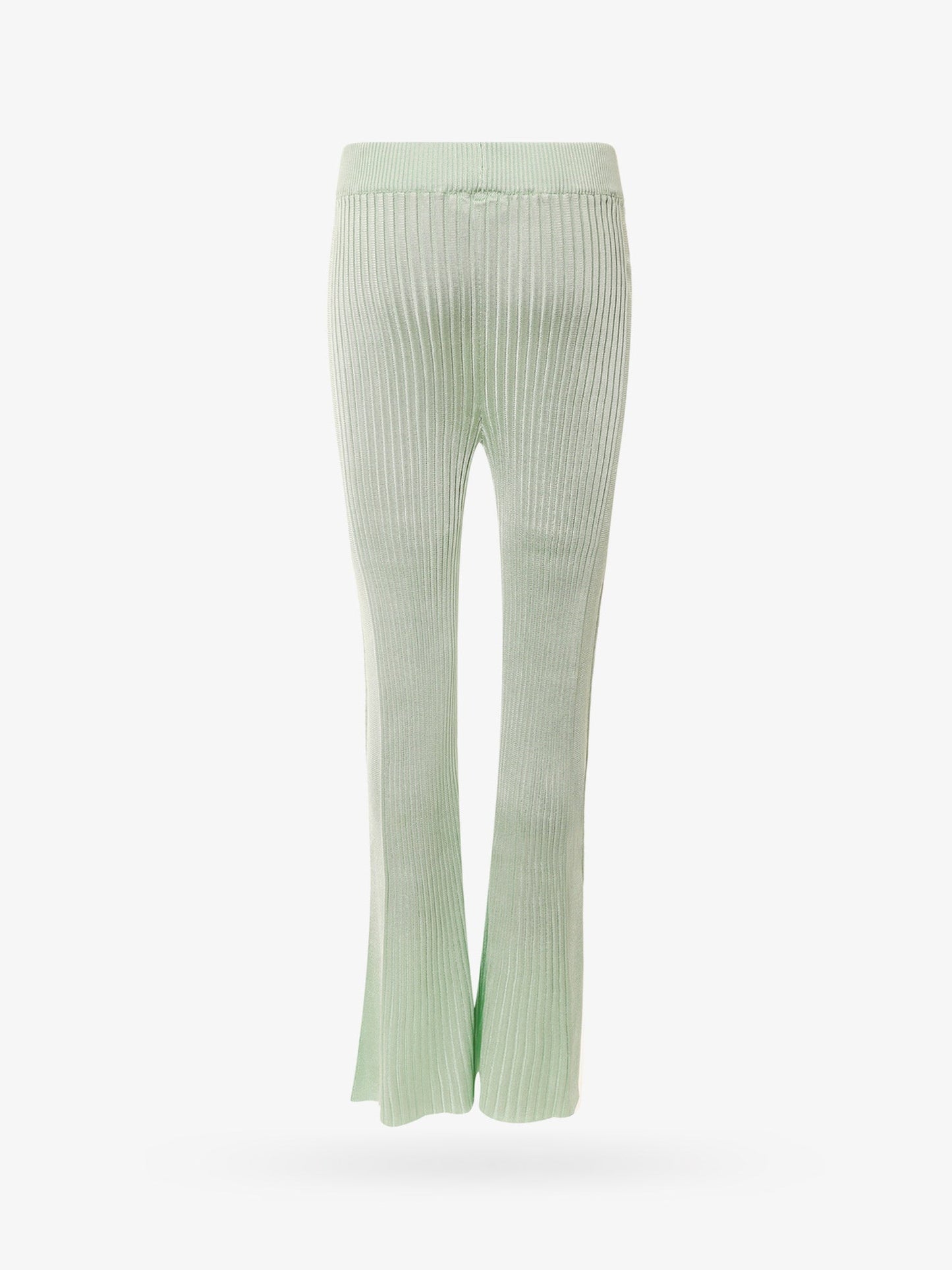 Ribbed viscose trouser