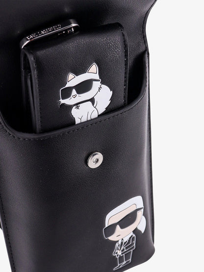 Leather multipouch with shoulder strap thumbnail