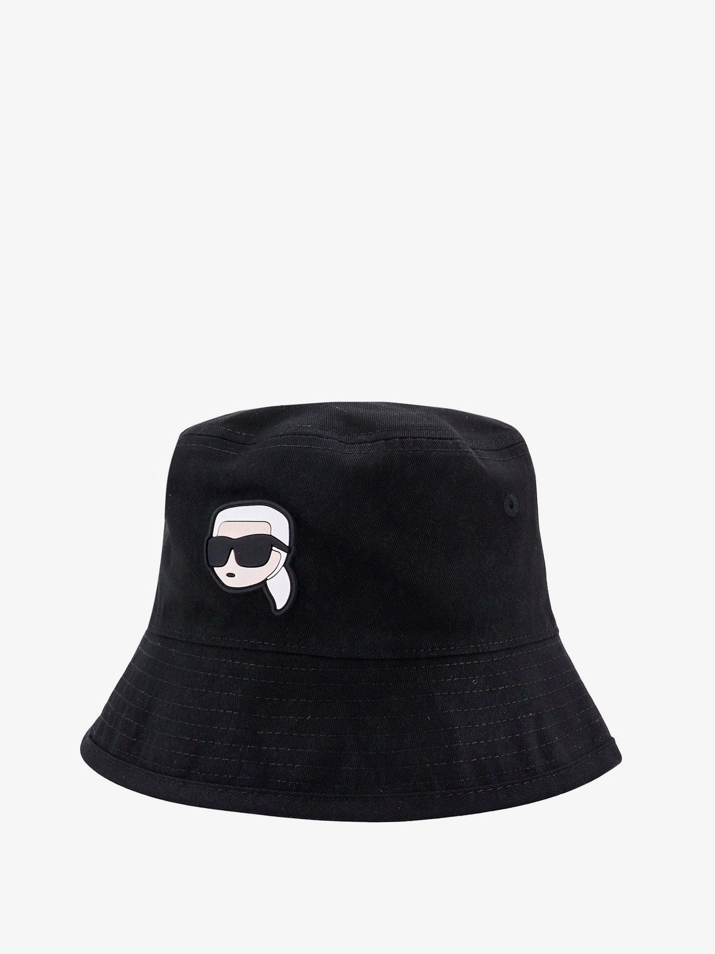 Cotton bucket hat with iconic patch