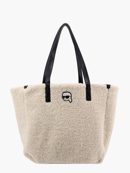 Alternative material to leather shoulder bag with k/ikonik patch thumbnail