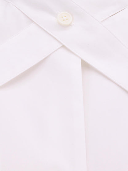 Cotton shirt with straps and metal buckle thumbnail