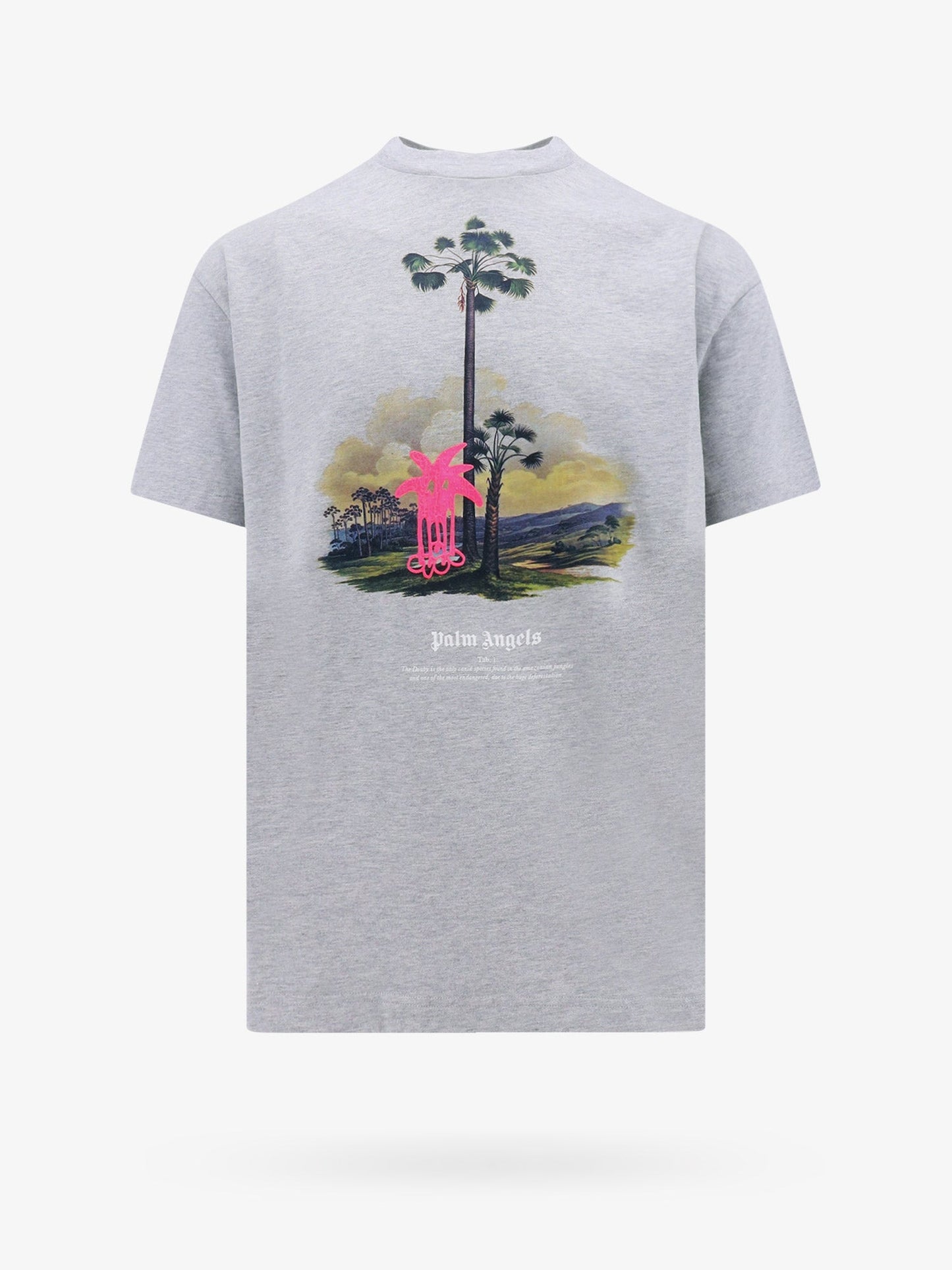Organic cotton t-shirt with douby lost in amazonia patch