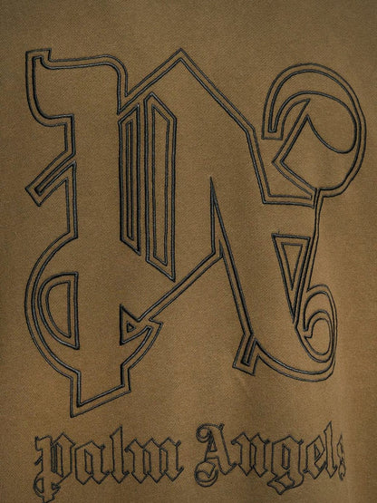 Organic cotton sweatshirt with embroidered monogram thumbnail