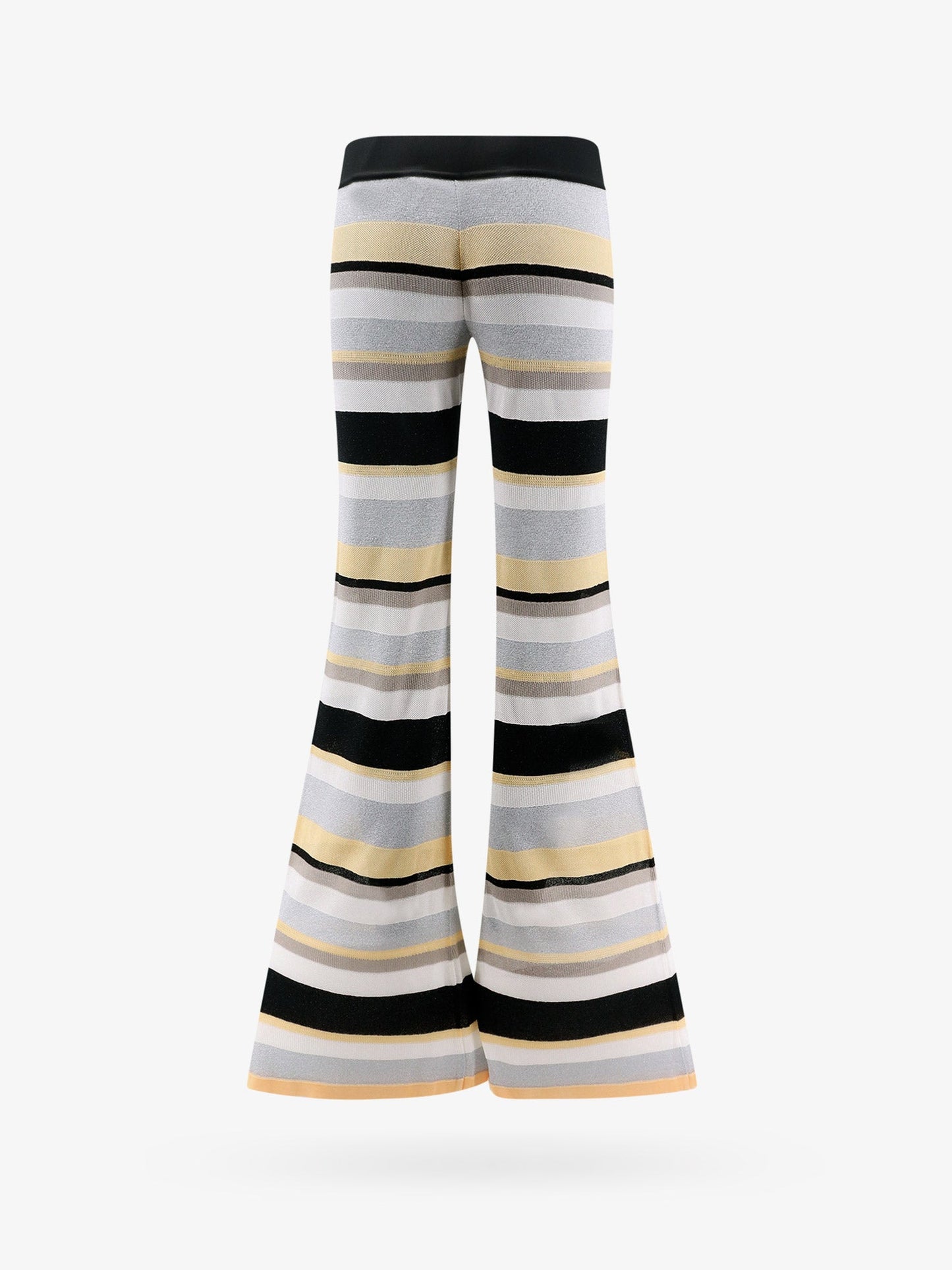 Striped trouser with lurex effect