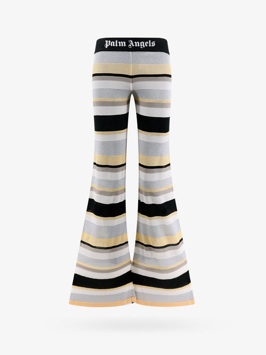 Striped trouser with lurex effect