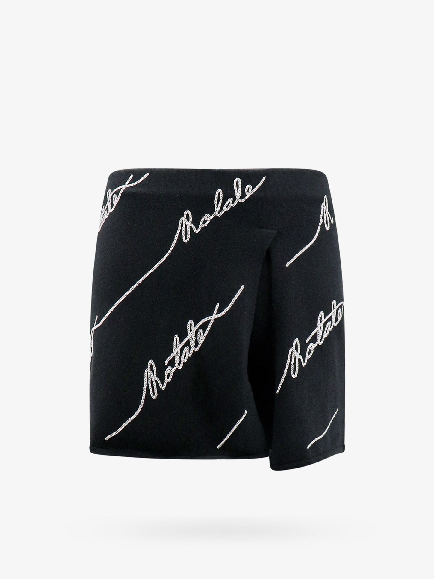 Cotton blend shorts with contrasting logo