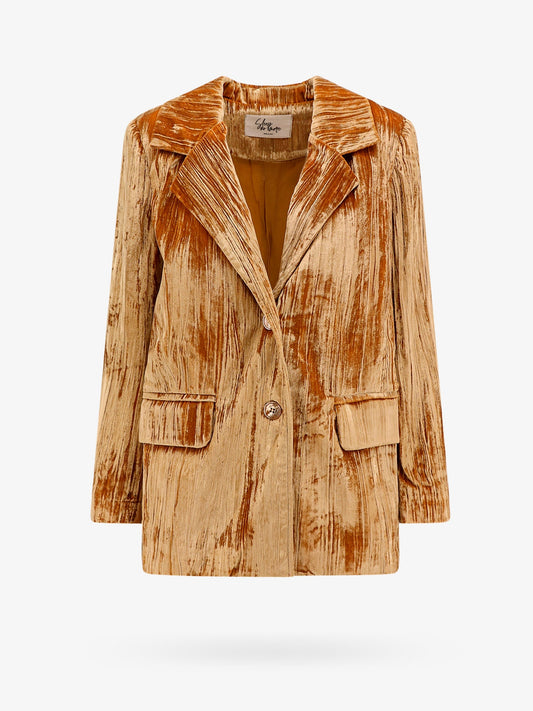 Cloqué velvet pajamas blazer