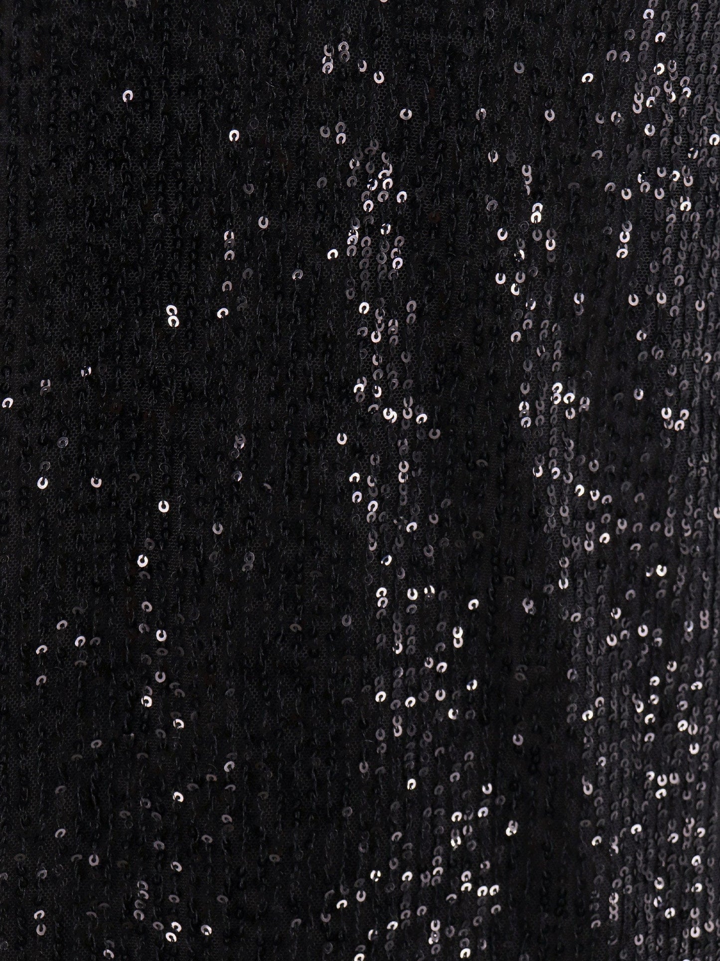 Long dress with all-over sequins