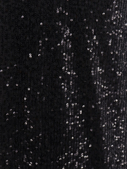 Long dress with all-over sequins thumbnail