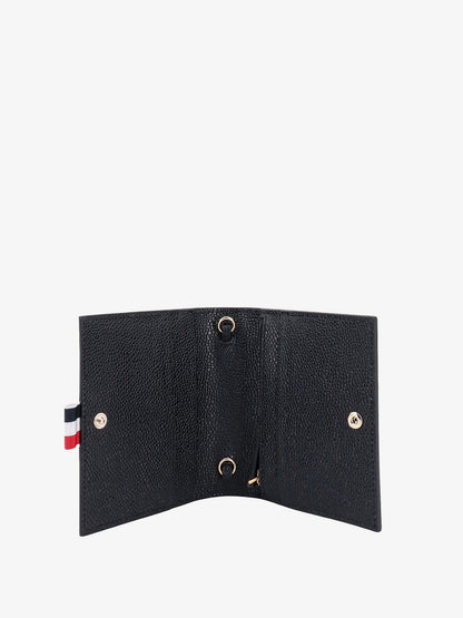 Leather card holder with removable shoulder strap thumbnail