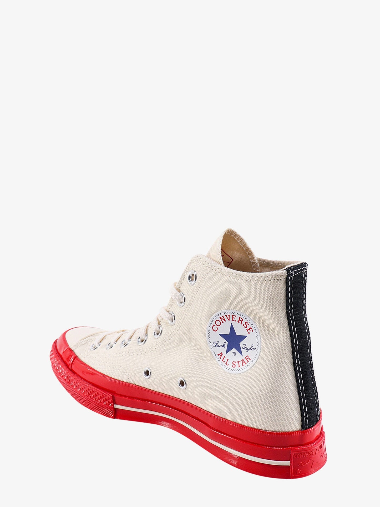 Chuck 70 cdg hi canvas sneakers with iconic heart print