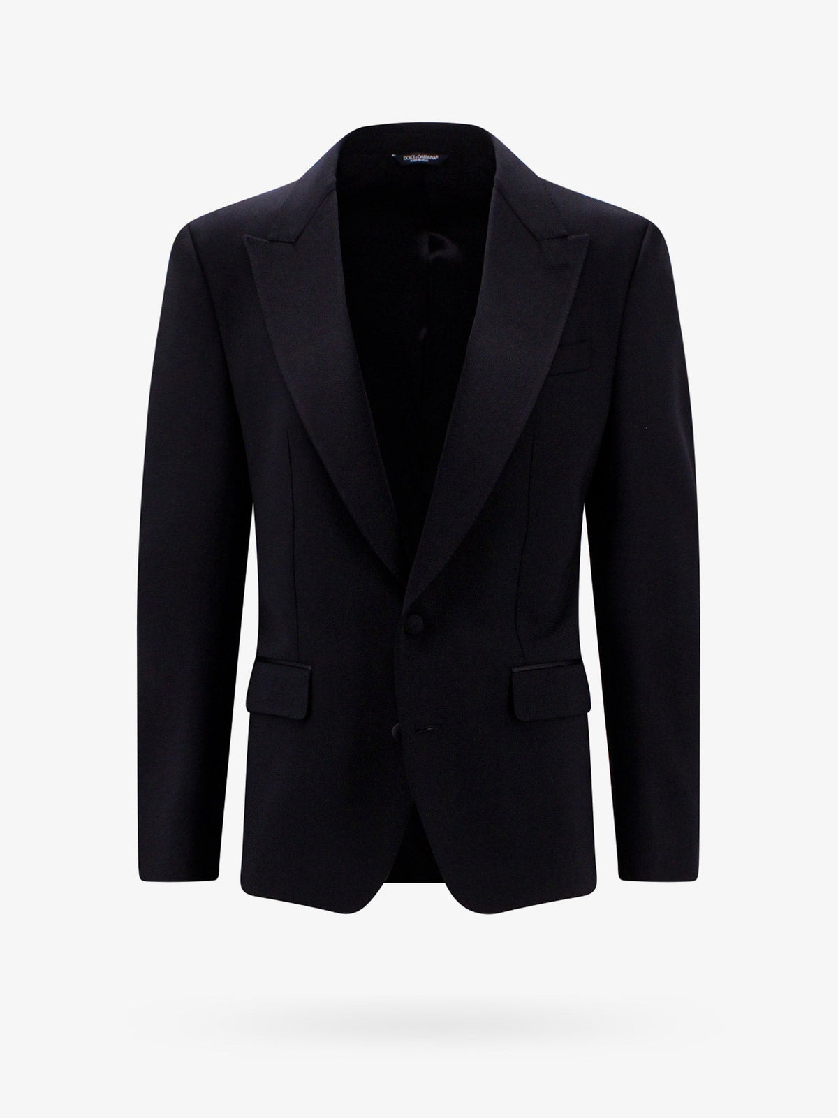 Wool silk tuxedo jacket