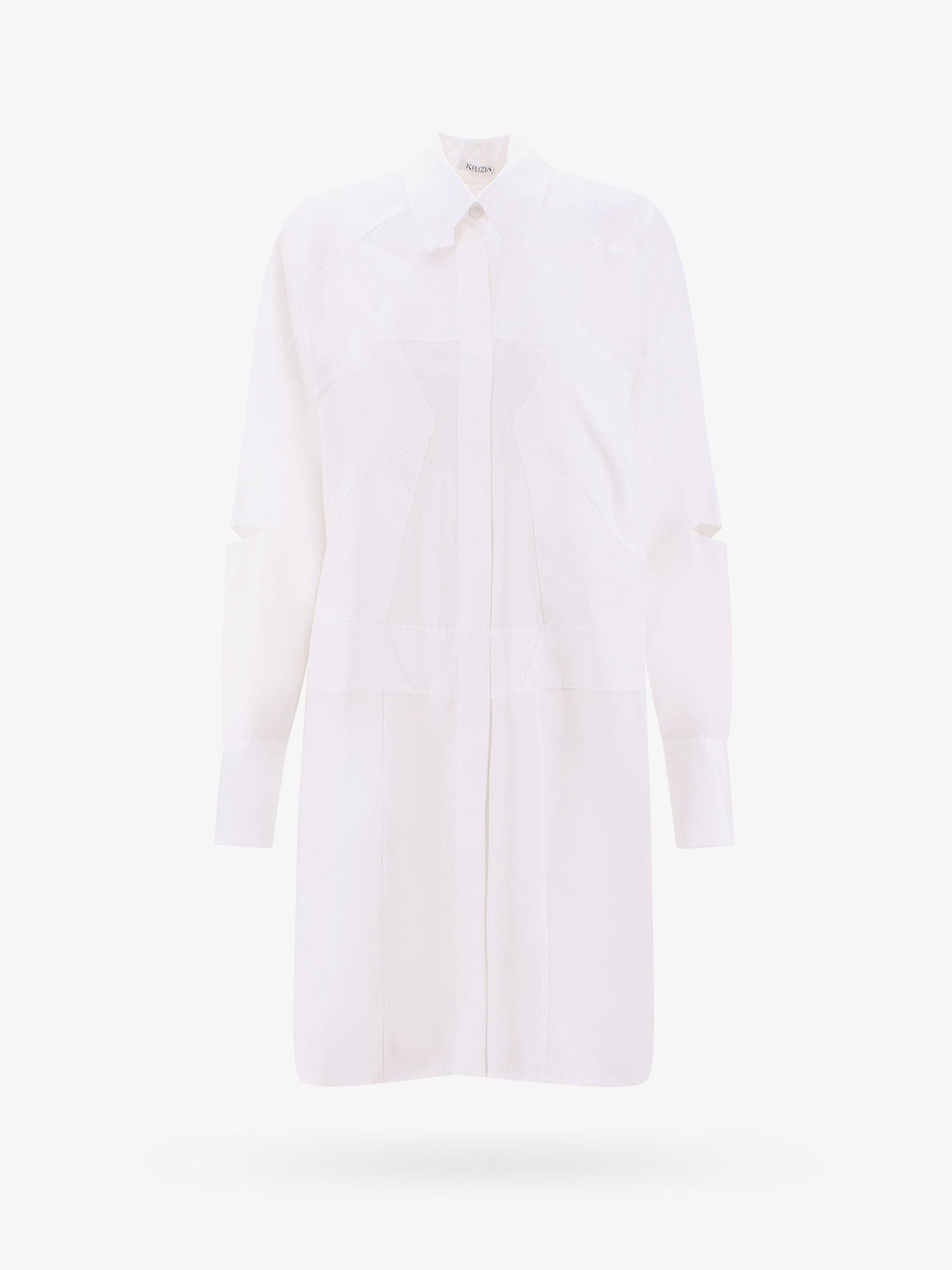 Silk chemisier dress