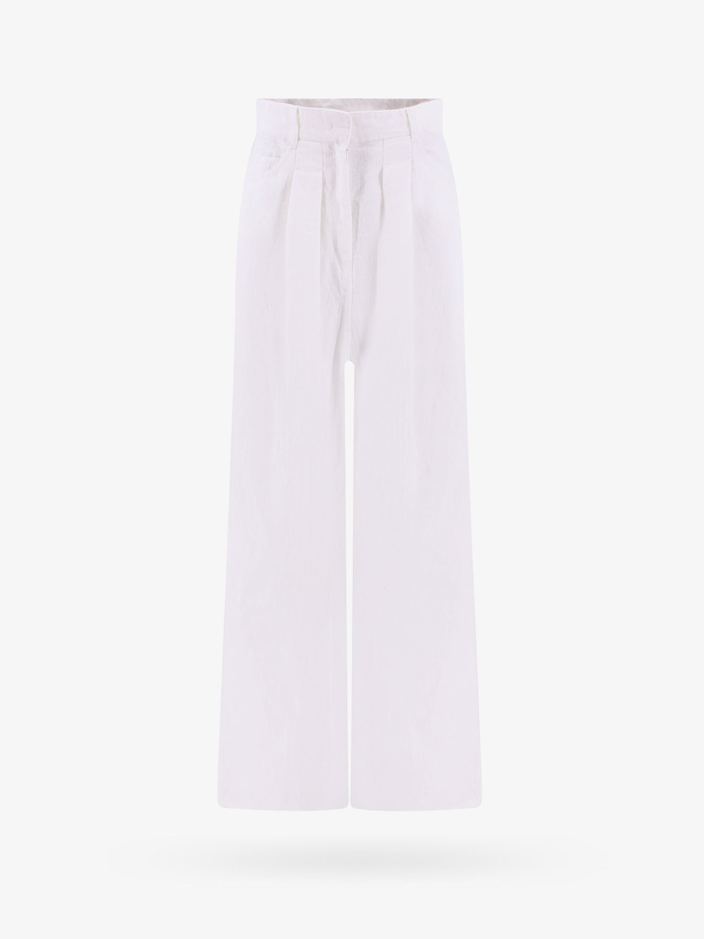 Linen trouser with frontal pinces