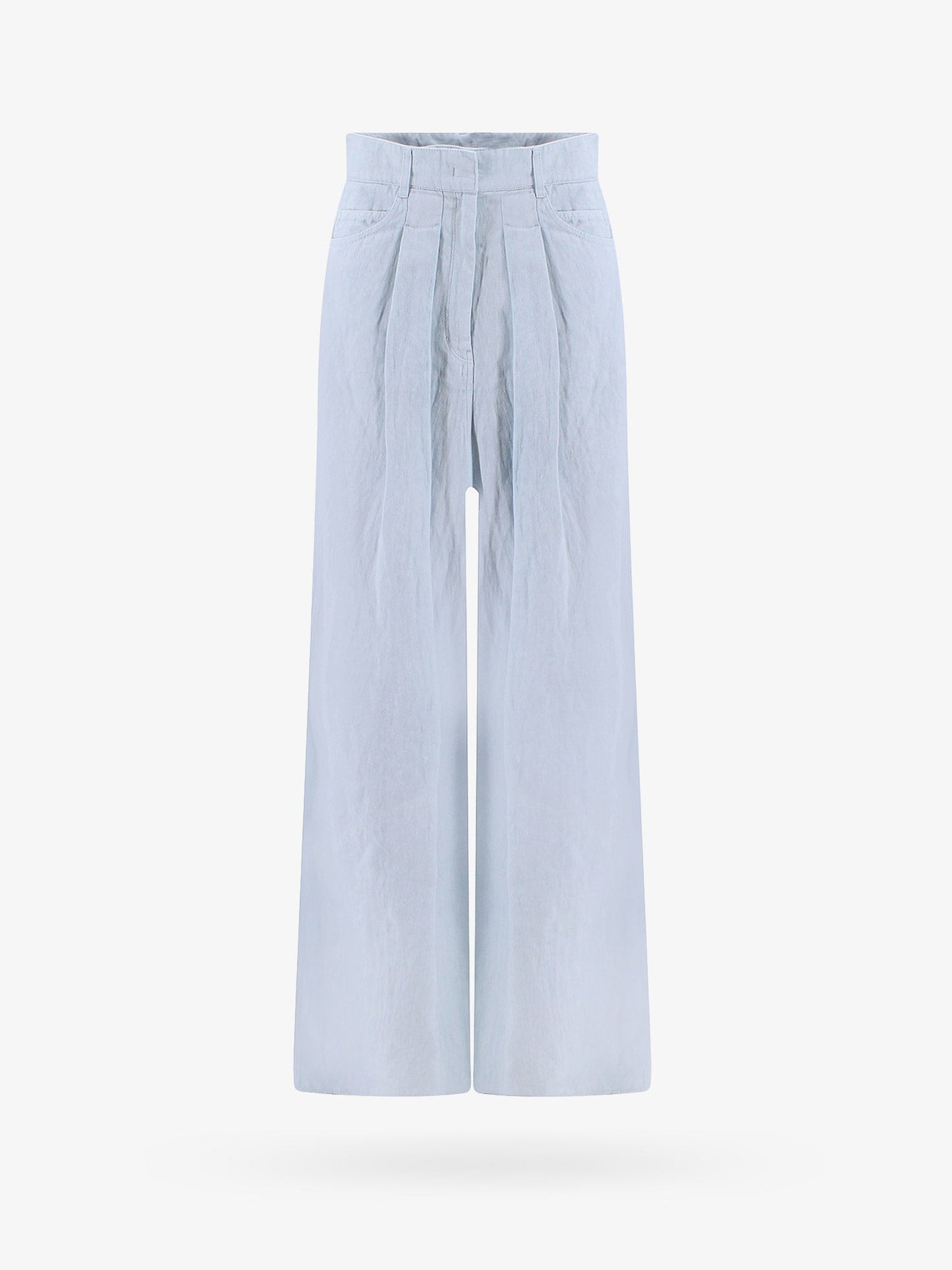 Linen trouser with frontal pinces