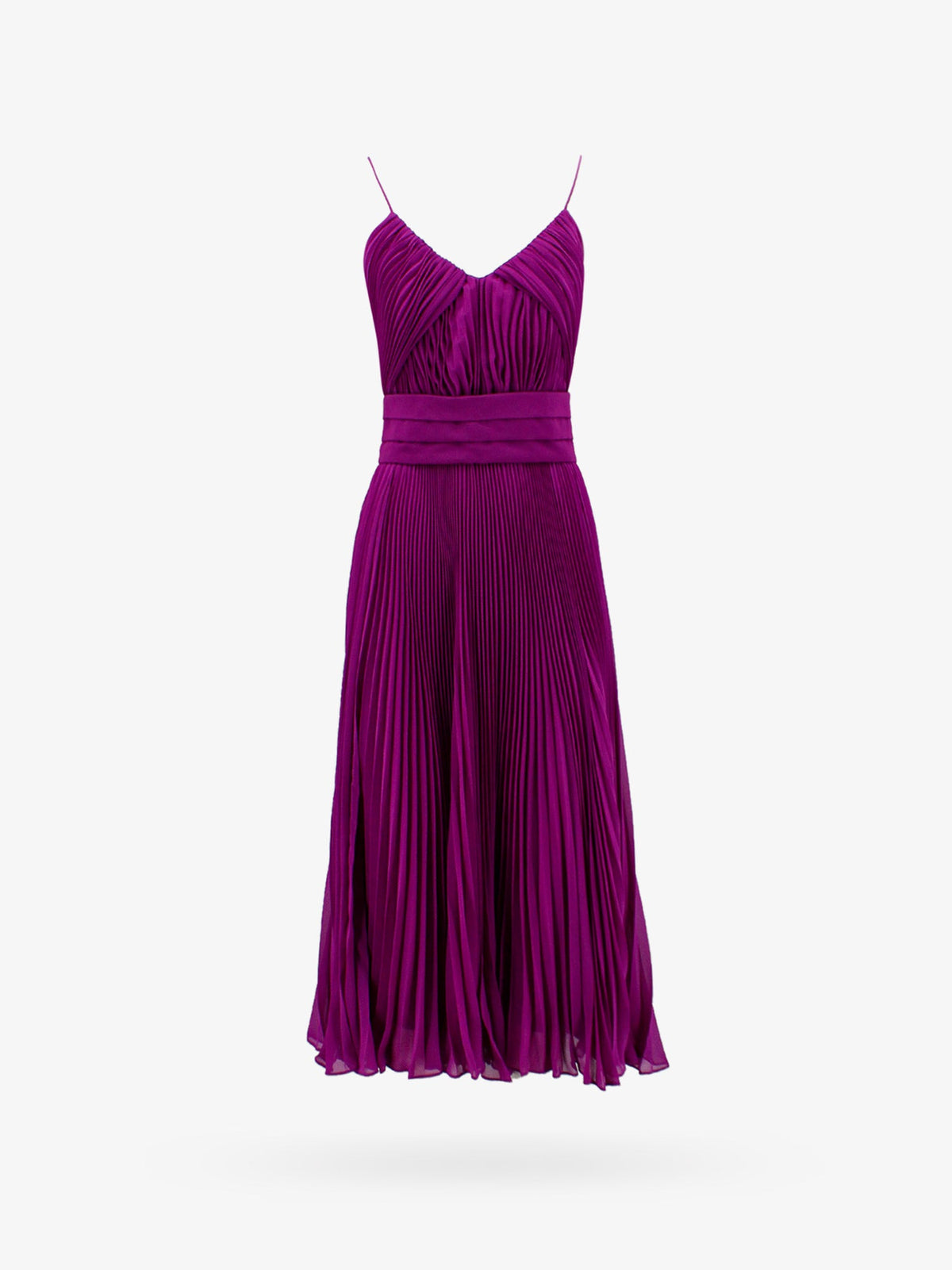 Flared pleated dress