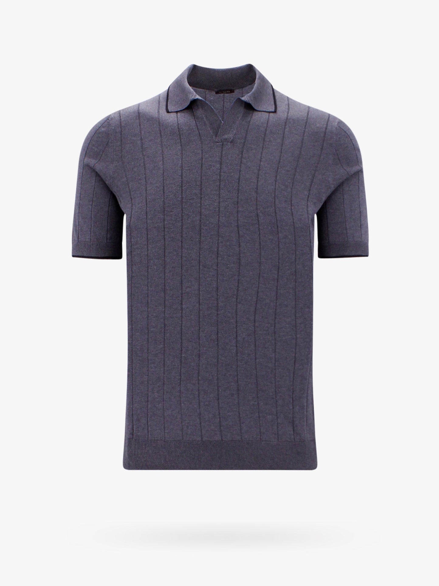 Silk polo shirt