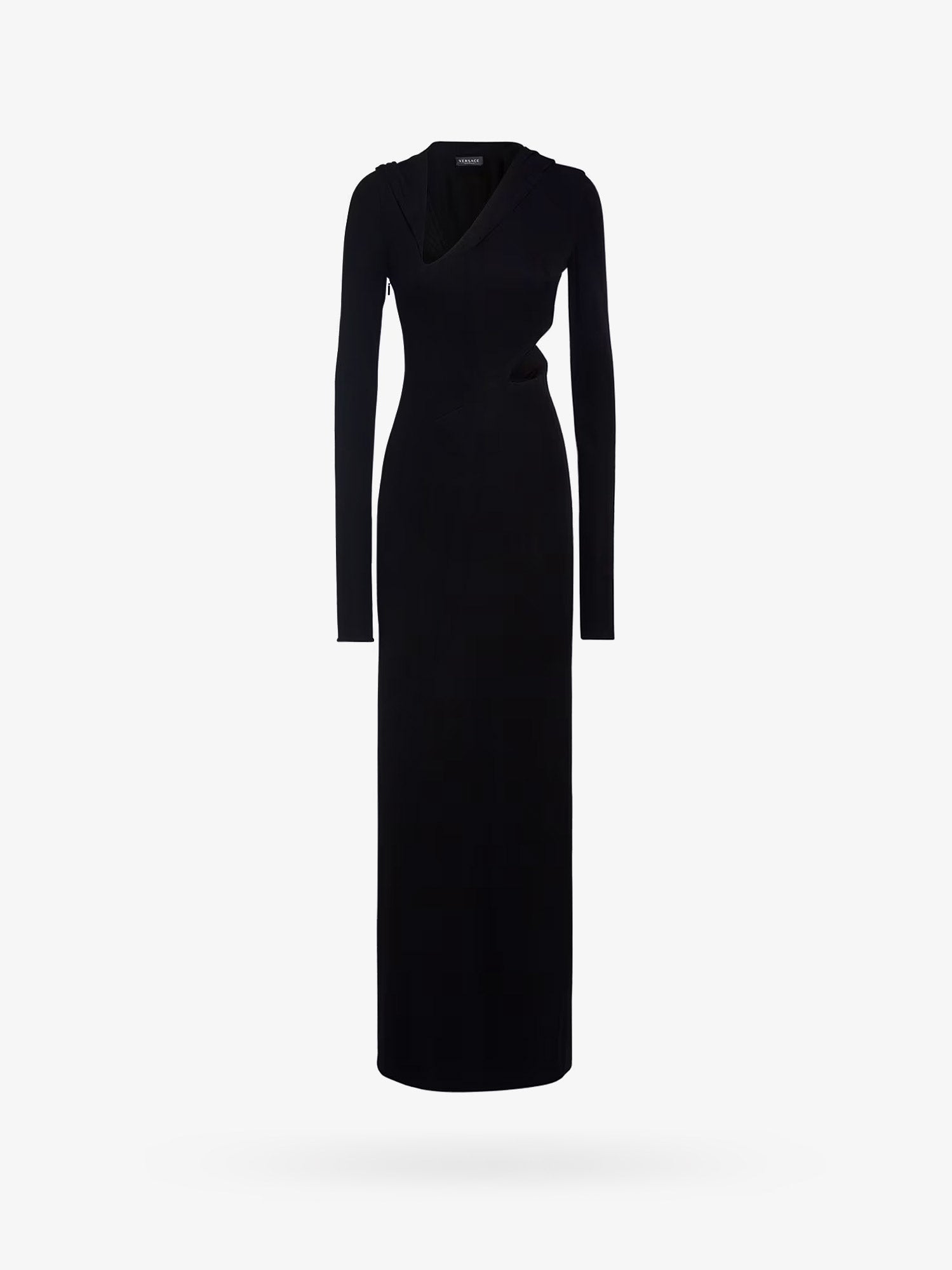 Sustainable viscose dress cut out details