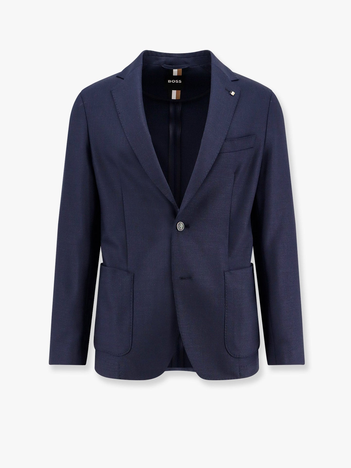 Stretch virgin wool blazer