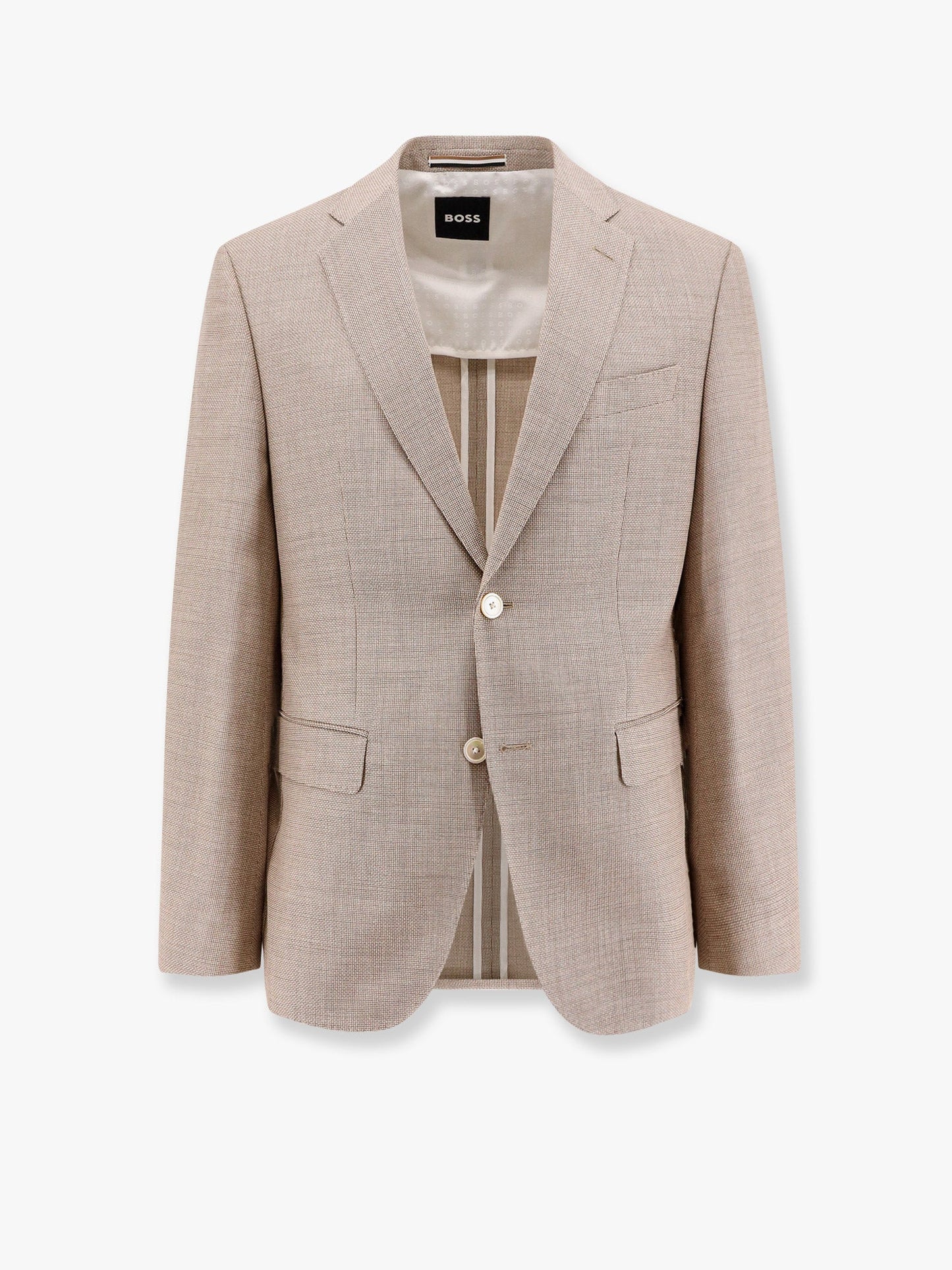Lined wool blend blazer