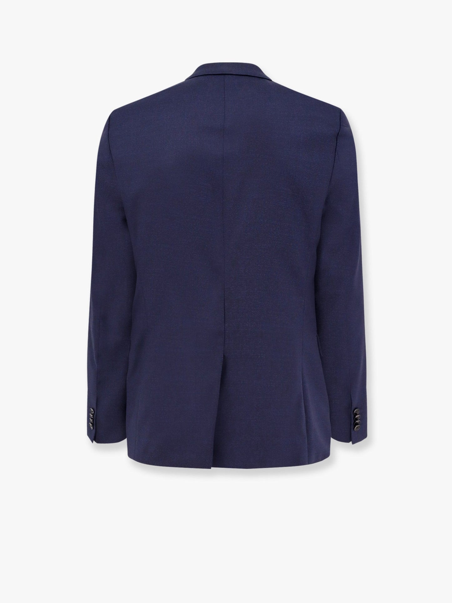 Virgin wool suit with classic lapel