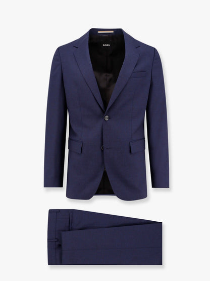 Virgin wool suit with classic lapel thumbnail