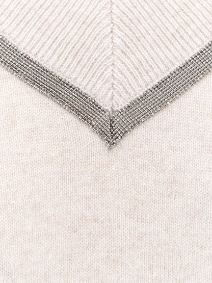 Cashmere sweater with monili profile thumbnail