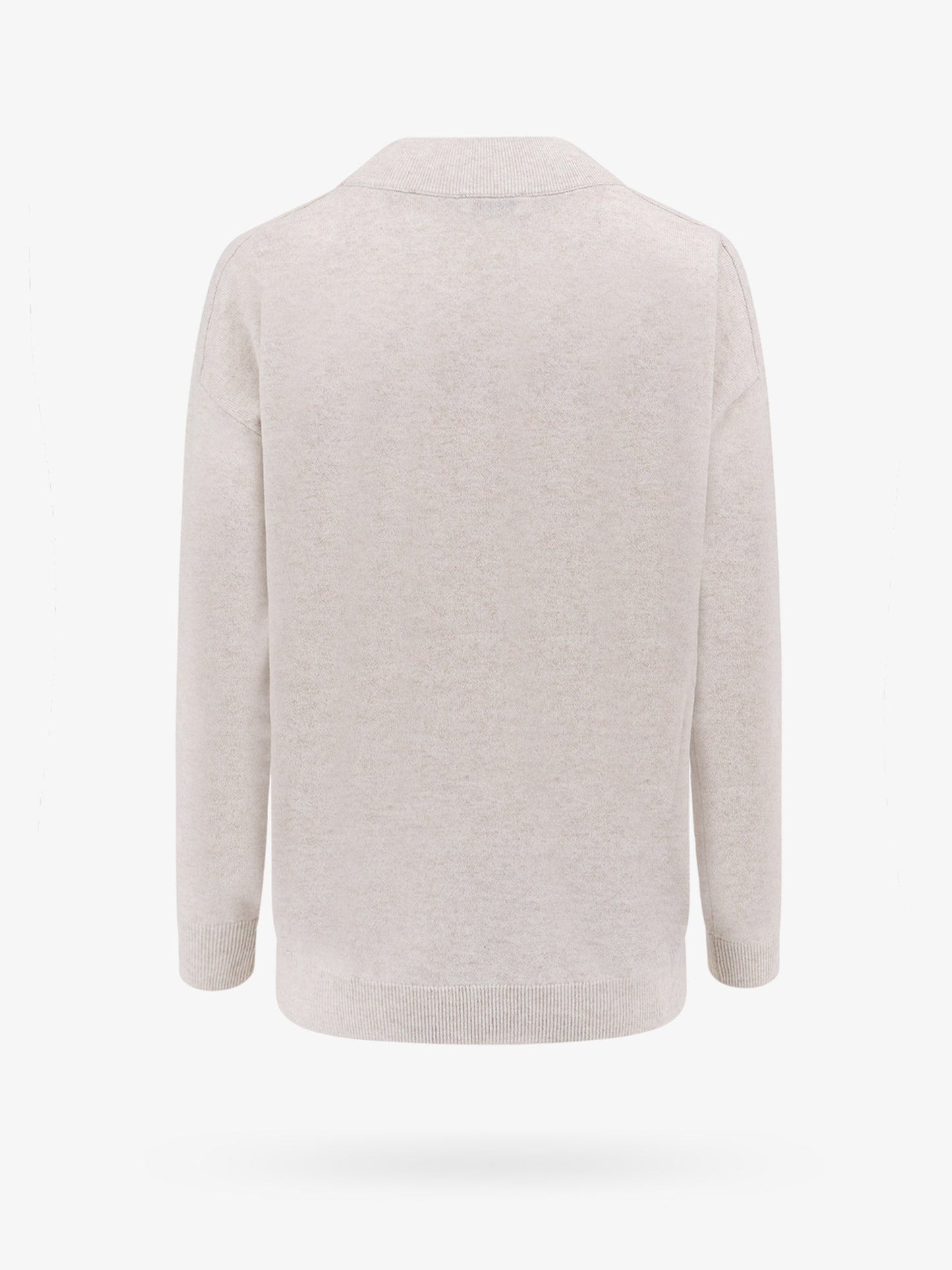 Cashmere sweater with monili profile