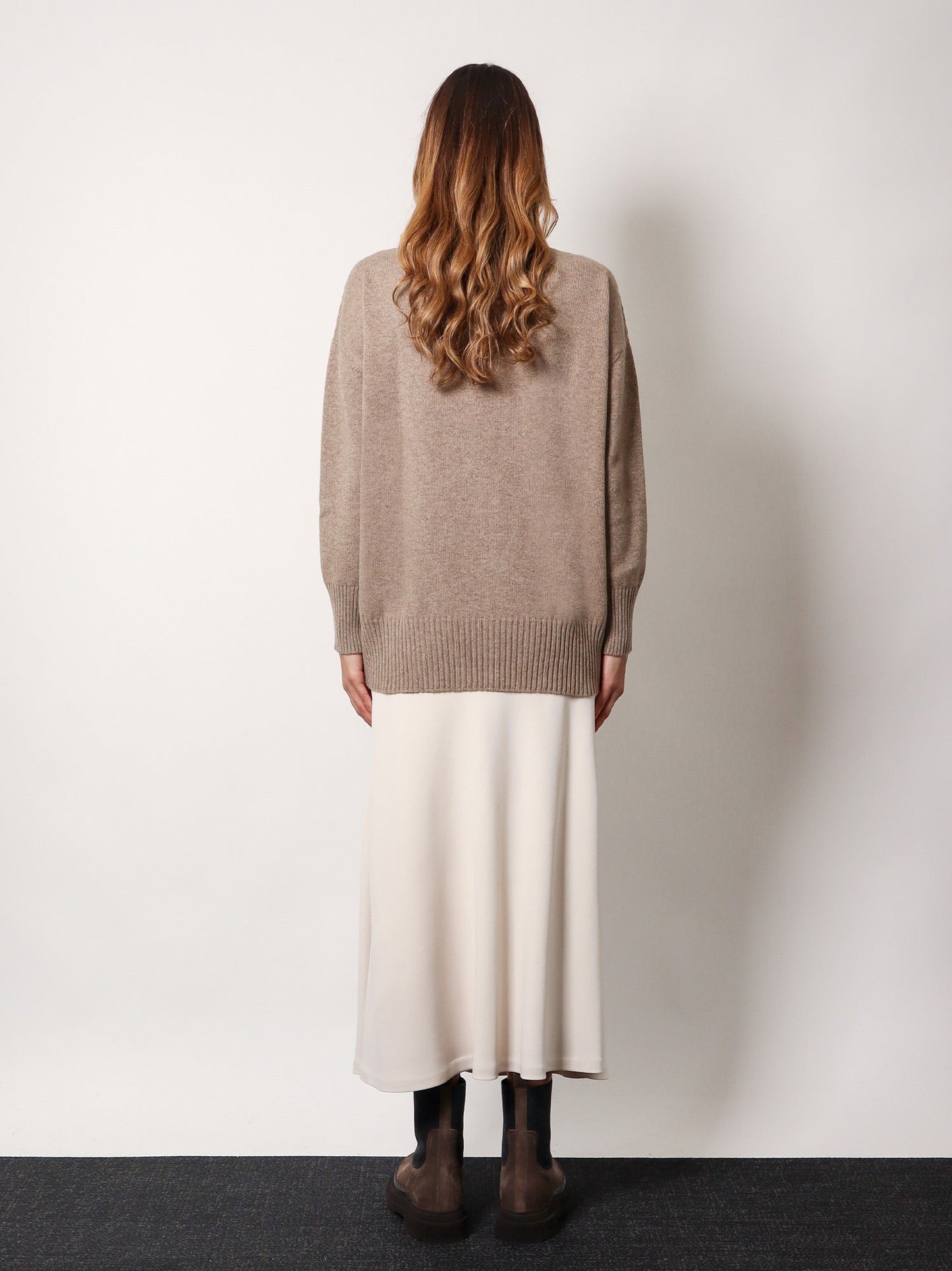 Flared long skirt