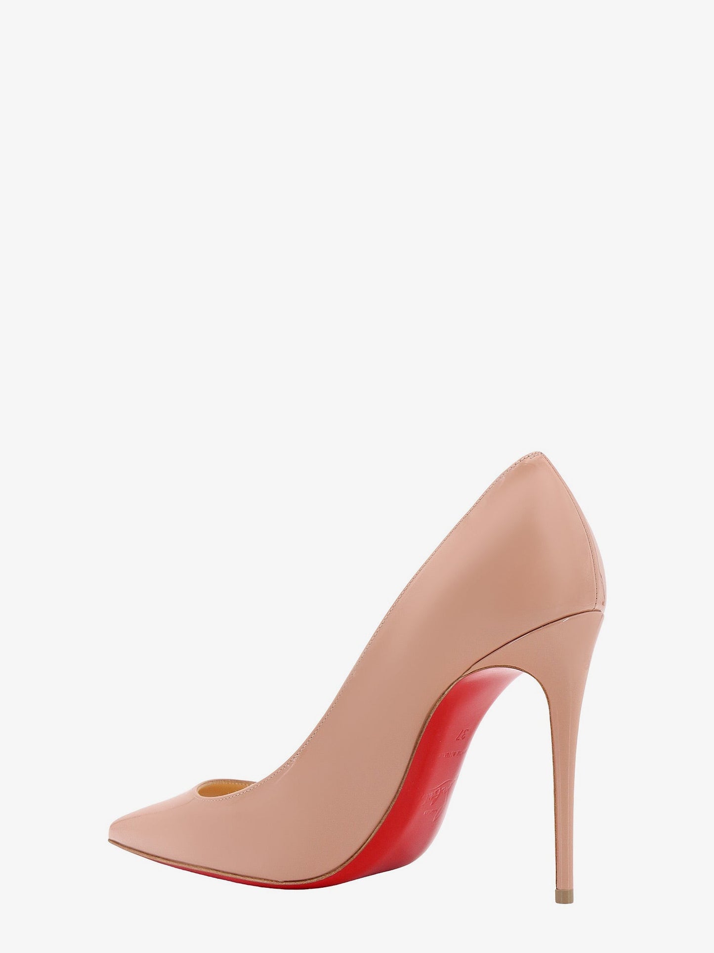Patent leather décolleté