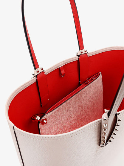 Tote leather bag with removable internal pouch thumbnail