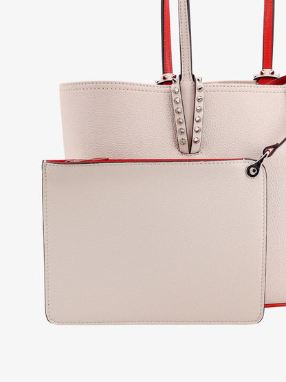Tote leather bag with removable internal pouch thumbnail