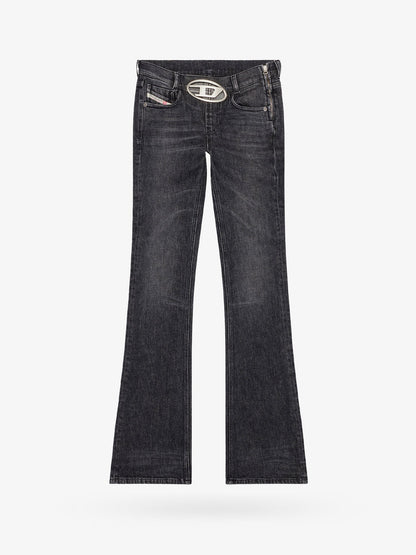 Cotton jeans with metal oval-d logo thumbnail