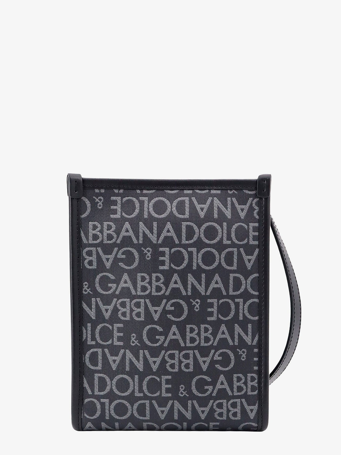 Borsa shopping a tracolla con motivo logo all-over