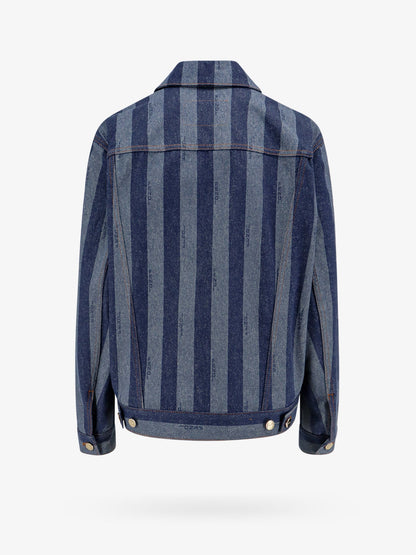 Denim jacket with pequin stripes thumbnail