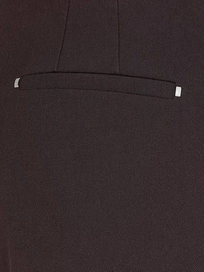 Pantaloni in lana vergine con dettagli ff in metallo thumbnail