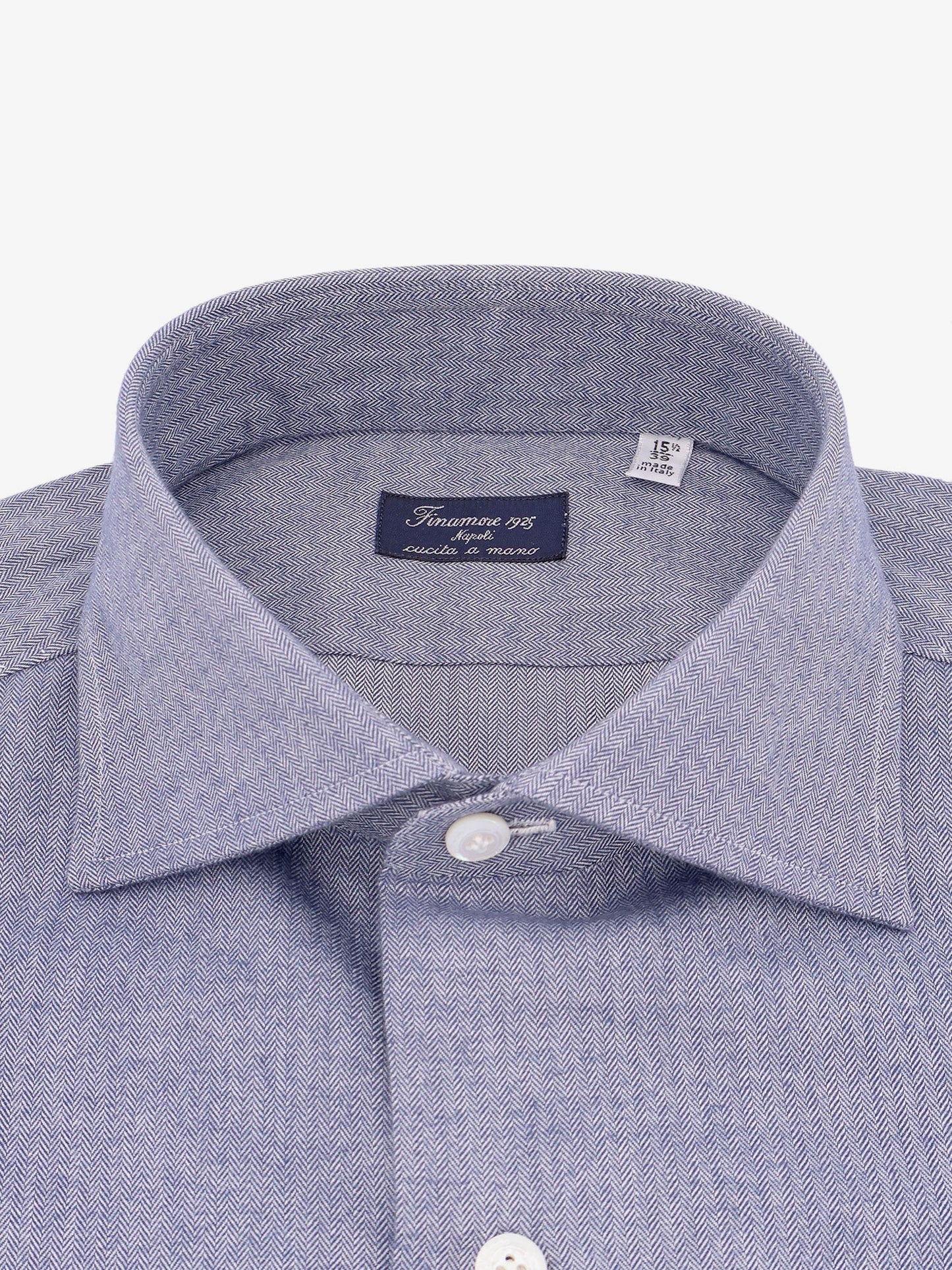 Herringbone cotton shirt