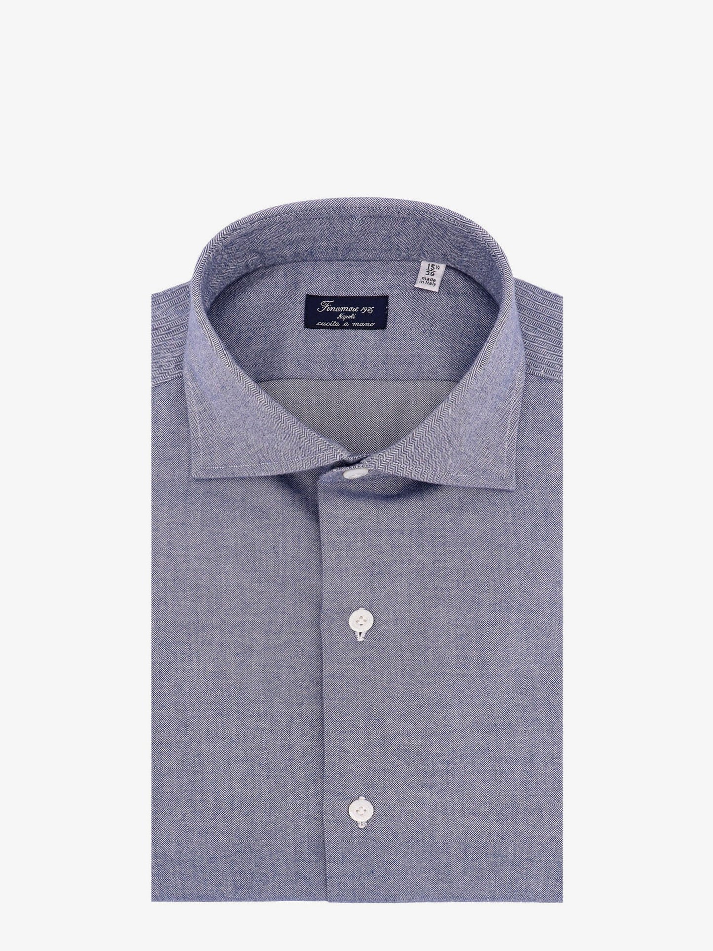 Herringbone cotton shirt
