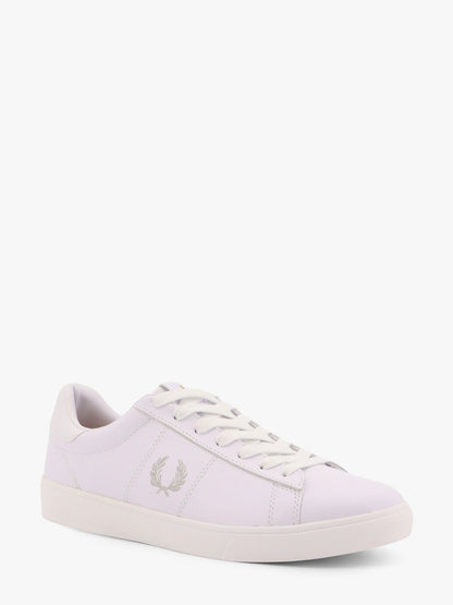 Leather sneakers with lateral embroidery thumbnail