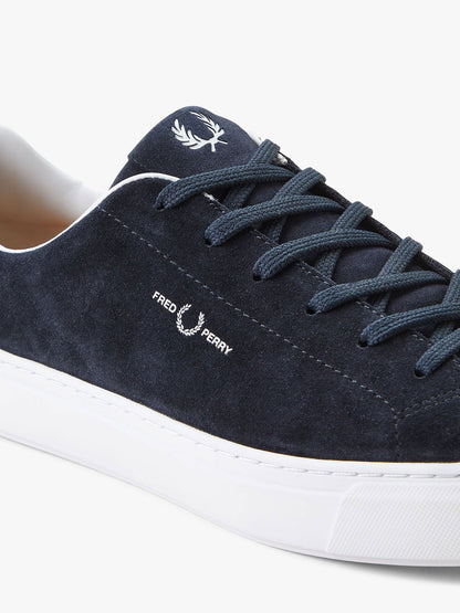Suede sneakers with logo print thumbnail