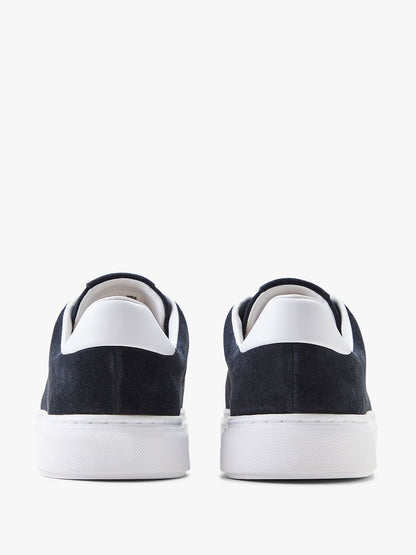 Suede sneakers with logo print thumbnail