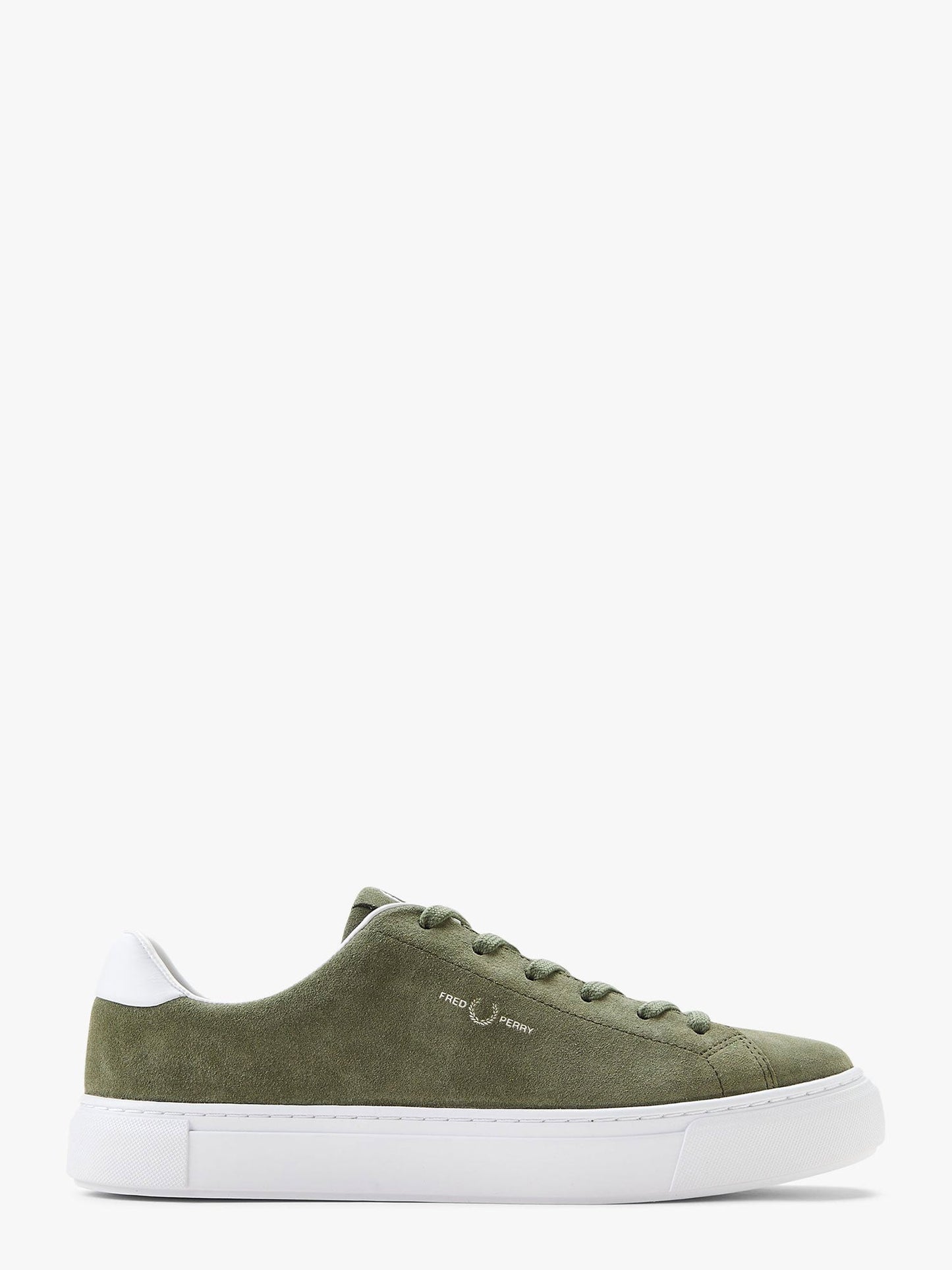 Suede sneakers with logo print