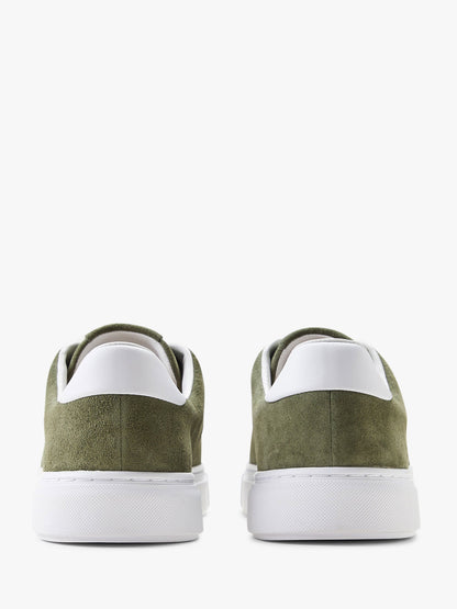 Suede sneakers with logo print thumbnail
