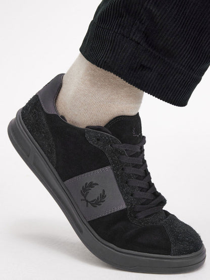 Suede sneakers with iconic embroidery thumbnail